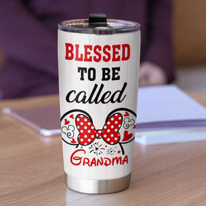 Family Blessed To Be Called - Personalized Tumbler Cup - Tumbler Cup - GoDuckee