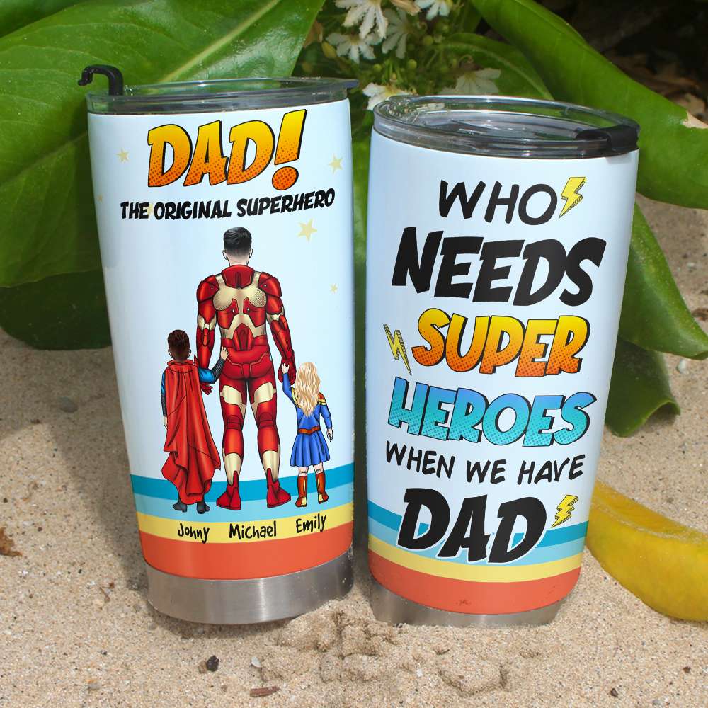 Father's Day Personalized Tumbler 02HTHN040423TM - Tumbler Cup - GoDuckee