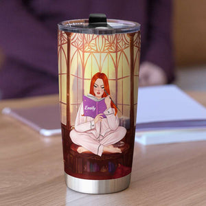 I'll Be In My Bedroom Making No Noise, Personalized Tumbler, Gift For Book Lovers - Tumbler Cup - GoDuckee