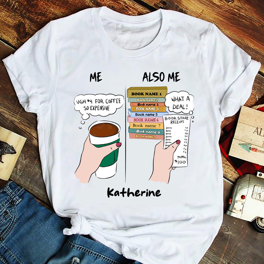 Personalized Book Shirt, Custom Book Titles, Gift For Book Lovers - Shirts - GoDuckee