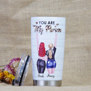 You Are My Person Thank You For Standing By My Side, Personalized Tumbler, Gift for Bestie - Tumbler Cup - GoDuckee