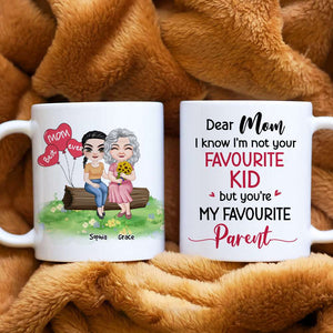 Dear Mom, I Know I'm Not Your Favourite Kid, Gift For Mom, Personalized White Mug, Mother's Day Gift - Coffee Mug - GoDuckee