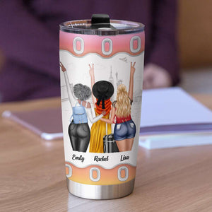 Life Is A Journey Best Traveled With Friends - Personalized Tumbler Cup - Tumbler Cup - GoDuckee