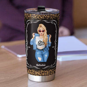 I Am A Girl - Personalized Tumbler Cup - Tumbler Cup - GoDuckee