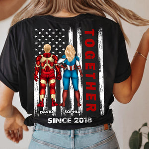 Super Couple, Together Since Personalized Shirt - Gift For Couple - Shirts - GoDuckee
