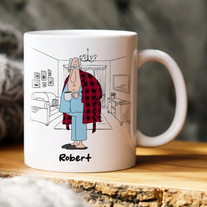 Retirement Weekly Schedule, Personalized Retirement Mug - Coffee Mug - GoDuckee