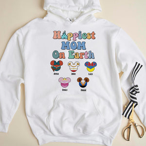 Mother Day Happiest Mom On Earth - Personalized Shirts - Gift For Mom - Shirts - GoDuckee
