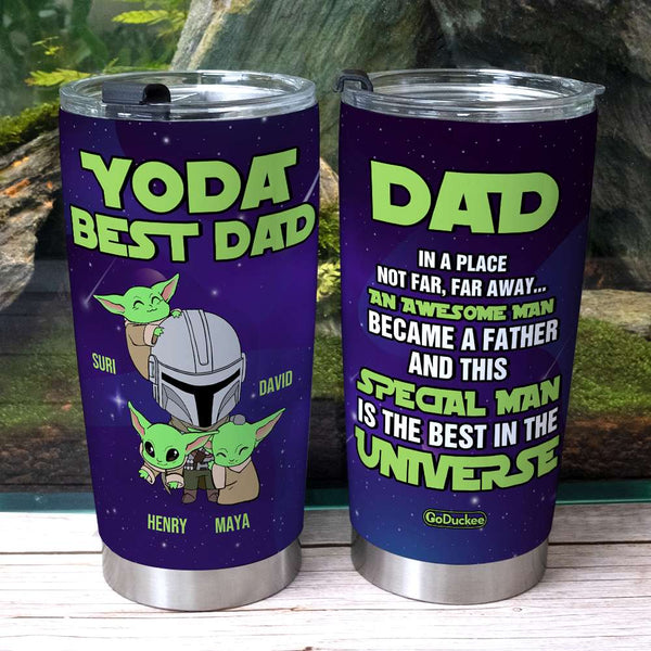 You Are Our Super Dad Personalized S. M. Tumbler Cup Gift For Dad - GoDuckee