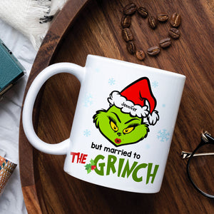 Personalized Green Character Couple Mug, Christmas Gift For Couples - Coffee Mug - GoDuckee