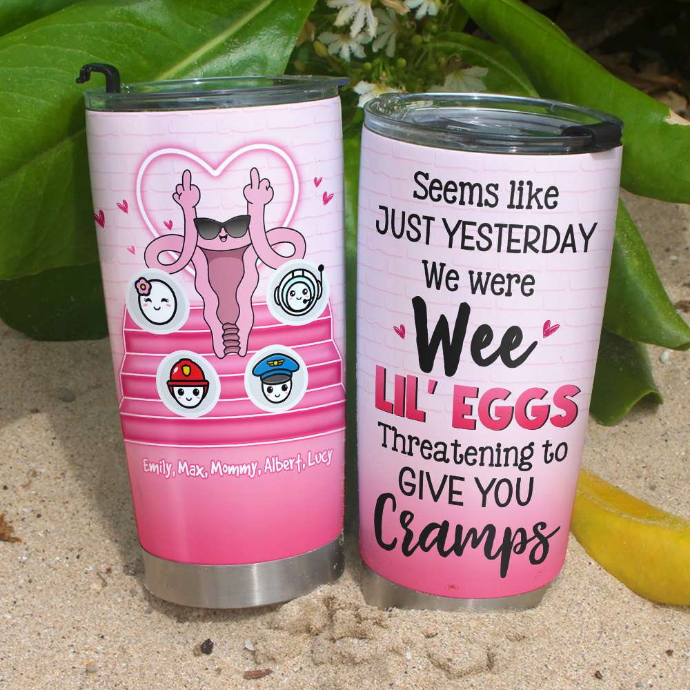 Turns Out - Engraved Stainless Steel Tumbler, Yeti Style Cup, Funny Tumbler  For Mom