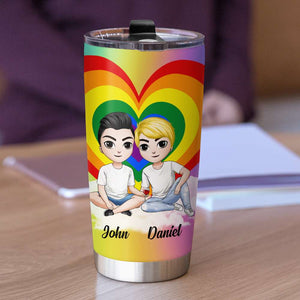 To My Love - Personalized Tumbler Cup - Gift For Couple - Tumbler Cup - GoDuckee