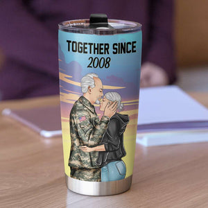 Personalized Military Couple Tumbler - You're Always My Commander-In-Chief - Tumbler Cup - GoDuckee