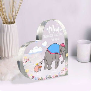 Mother's Day Personalized Heart Shaped Acrylic Plaque 07NAHN220323 - Decorative Plaques - GoDuckee