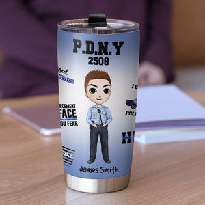 Personalized Police Tumbler - I've Got Your Six - Tumbler Cup - GoDuckee
