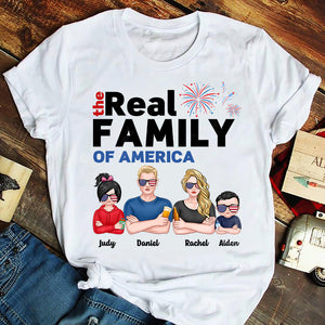 The Real Family Of America - Personalized Shirts - Shirts - GoDuckee