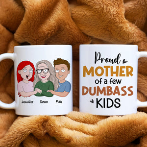 Proud Of Mother 07QHHN220423 Personalized Coffee Mug Accent Mug Wine Tumbler - Coffee Mug - GoDuckee