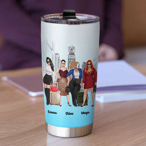 Personalized Girls Trip Tumbler - Dreams Change But Friendship Never Go Out Of Style - Tumbler Cup - GoDuckee