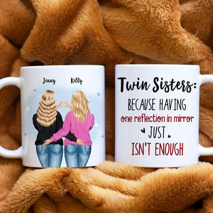 Twin Sisters, Gift For Siblings, Personalized Mug, Twin Siblings Mug - Coffee Mug - GoDuckee