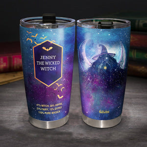 Personalized Witch Girl Tumbler, The Wicked Witch Universe, Halloween Gift for Girls - Tumbler Cup - GoDuckee
