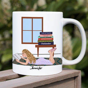 My Perfect Day, Personalized Mug, Gifts For Book Lover - Coffee Mug - GoDuckee