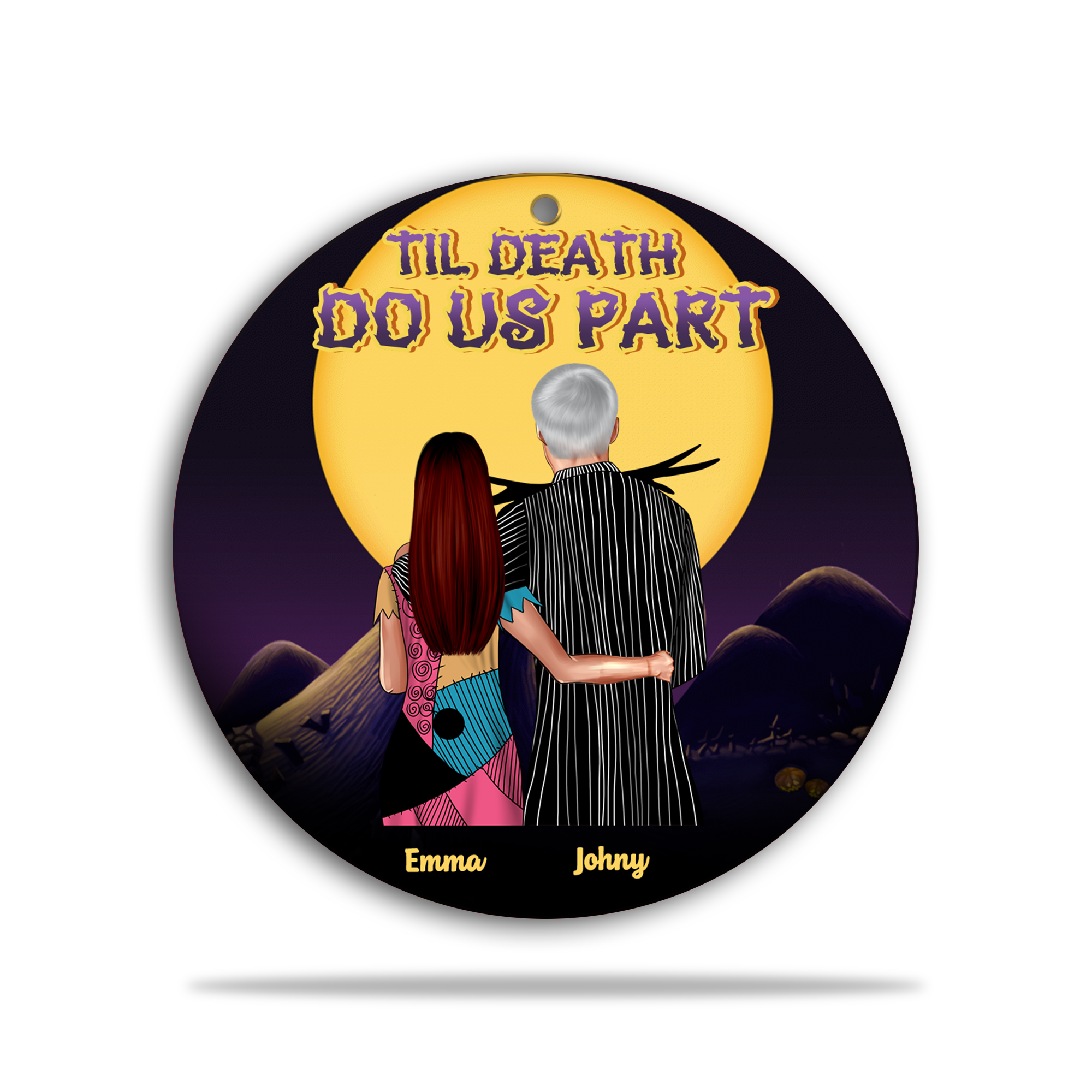 Til Death Do Us Part - Personalized Ornament - Christmas Ornament, Valentine's Gift For Couples - Ornament - GoDuckee