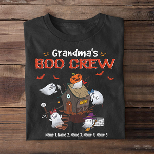 Personalized Scary Gifts For , Grandma's Boo Crew - Custom Grandkids Shirts - Shirts - GoDuckee