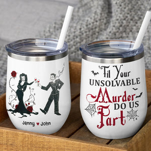 Horror Couple TZ-JBEG-01BHTN120123 Personalized Wine Tumbler - Wine Tumbler - GoDuckee