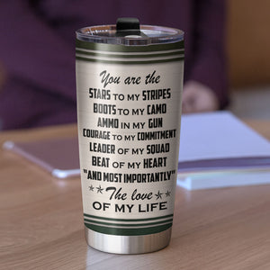 Personalized Military Couple Tumbler Cup - You & Me, We Got This, You Are The Love Of My Life - Tumbler Cup - GoDuckee