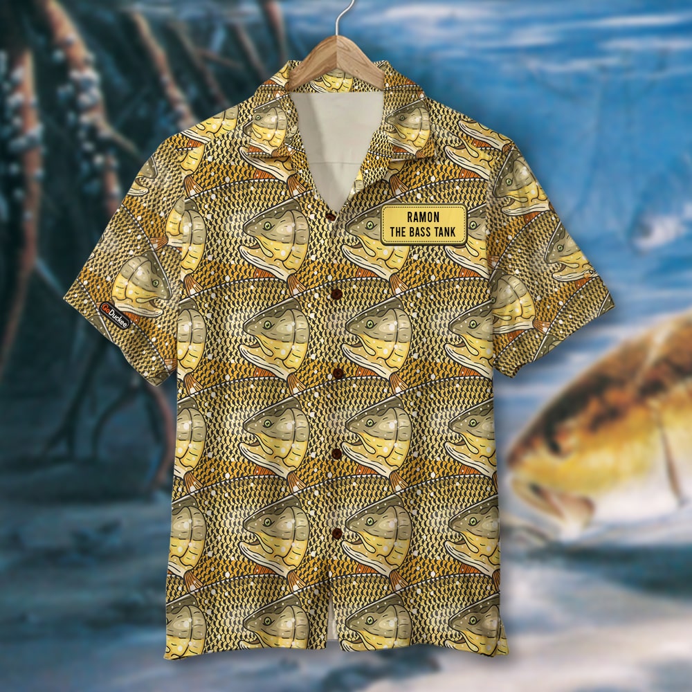 GoDuckee Custom Fishing Theme Hawaiian Shirt - Fishing Lake Collection