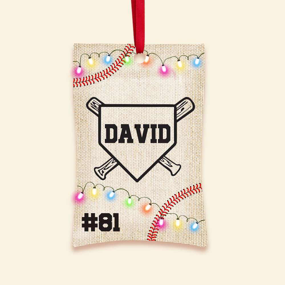 Baseball Seed - Personalized Christmas Ornament - Ornament - GoDuckee
