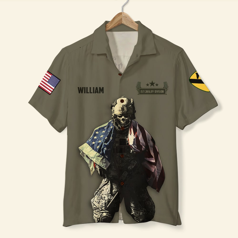 We The People Personalized Veteran Shirt and Men Shorts, Custom Military Unit - Hawaiian Shirts - GoDuckee