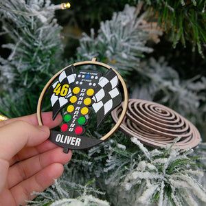 Racing Spiral Ornament, SORMHC, Personalized 3D Ornament - Ornament - GoDuckee