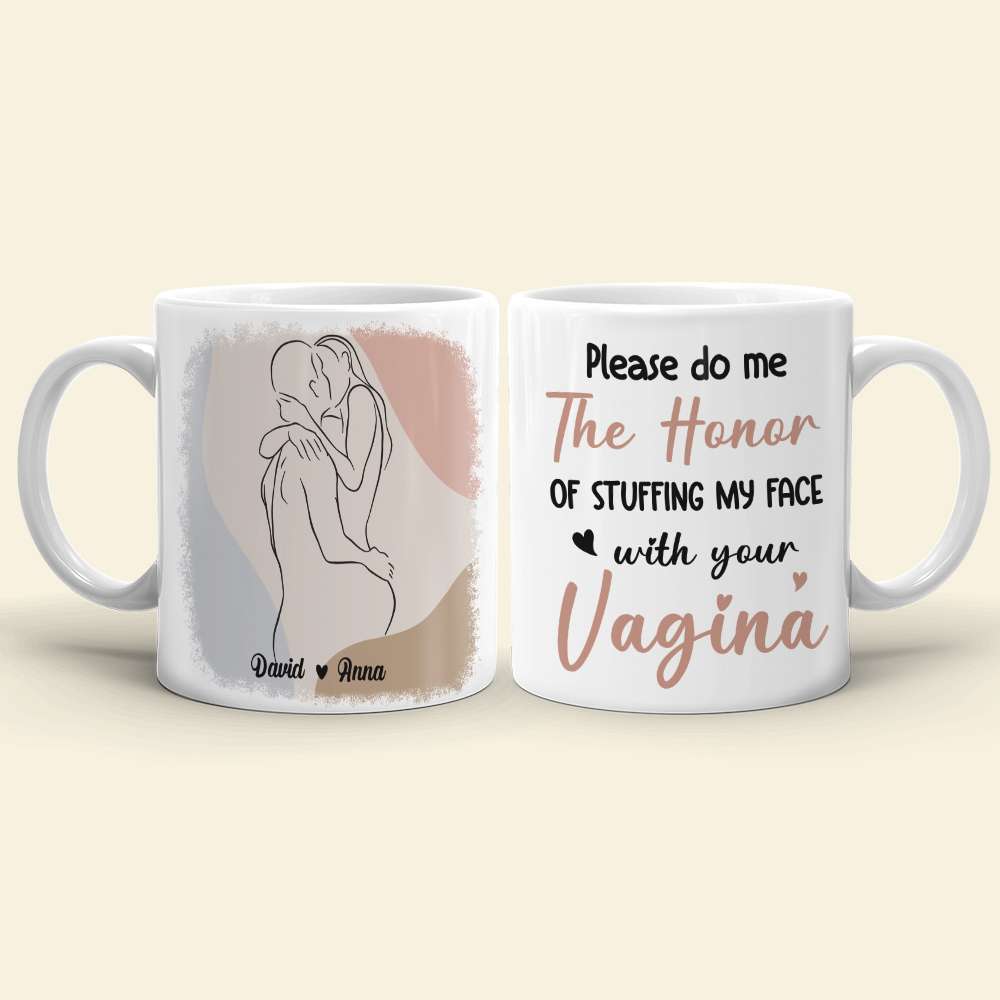 Please Do Me The Honor Personalized Couple Mug, Gift For Couple - Coffee Mug - GoDuckee