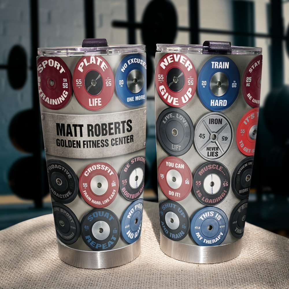 Personalized Weightlifting Tumbler