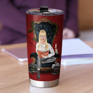 L. J. Smith & The Vampire Diaries - Personalized Tumbler Cup - Tumbler Cup - GoDuckee