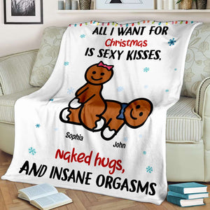 If It's Dirty Kinky Naughty Personalized Christmas Couple Blanket, Christmas Gift - Blanket - GoDuckee
