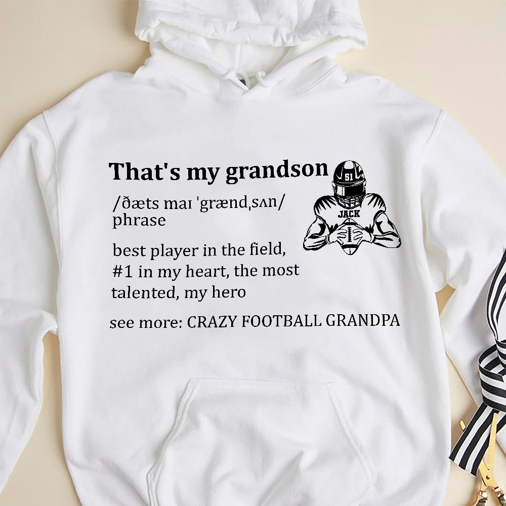 Personalized football mom outlet hoodie