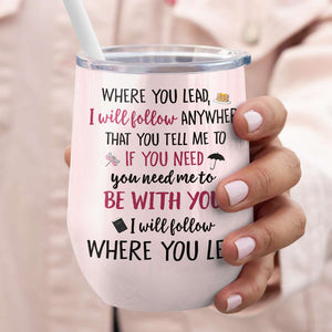 Gift For Mom Personalized Wine Tumbler 03NAHN280323HH - Wine Tumbler - GoDuckee