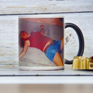 Hilarious Girl Custom Photo Magic Mug - Funny Gift for Friends, Family Members,... - Magic Mug - GoDuckee