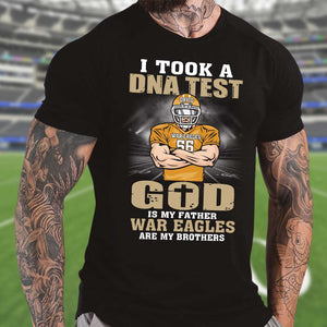 Football I Took A DNA God Is My Father My Team Are My Brothers Personalized Shirts - Shirts - GoDuckee