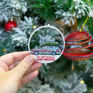 Merry Christmas Shitter's Full Personalized Personalized 3d Dual Spiral Ornament - Ornament - GoDuckee