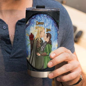 Personalized LOTR Couple Tumbler - One Ring To Show Our Love One Ring To Bind Us - Tumbler Cup - GoDuckee