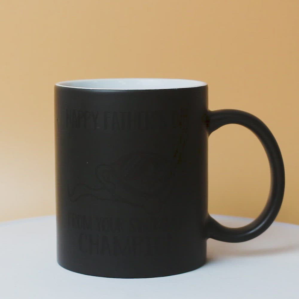 Happy Father's Day From Your Swimming Champion - Magic Mug