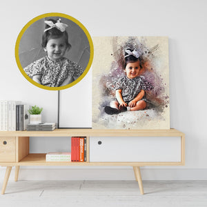 Custom Human Image Wall Art, Love Family, Family Painting 03 - Poster & Canvas - GoDuckee