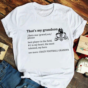Best Player In The Field Personalized Football Mom Shirt, Gift For Football Lovers - Shirts - GoDuckee