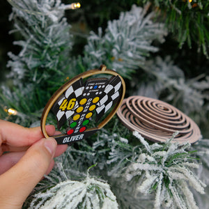 Racing Spiral Ornament, SORMHC, Personalized 3D Ornament - Ornament - GoDuckee