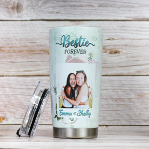 To My Bestie If You’re Alone I’ll Be Your Shadow Personalized Tumbler, Gift For Bestie, Best Friend - Tumbler Cup - GoDuckee