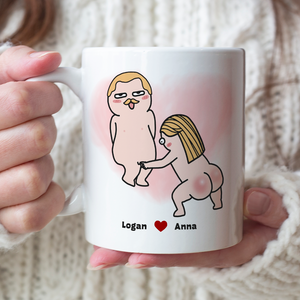My Wife Loves My Cock, Personalized Naughty Couple Mug Wine Tumbler Accent Mug - Coffee Mug - GoDuckee