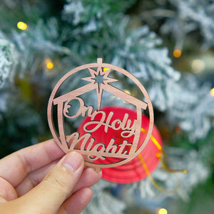 Christmas God 3d Dual Spiral Ornament - Oh Holy Night Gso0811 - Ornament - GoDuckee