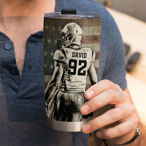 Personalized American Football Tumbler - I Don’t Know How I’m Going To Win I Just Know I’m Not Going To Lose - Tumbler Cup - GoDuckee
